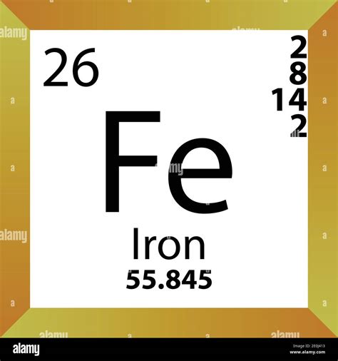 Iron (Fe) [26] — Chemical Element — Periodic Table .